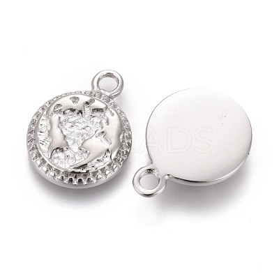 Non-Tarnish 304 Stainless Steel Charms STAS-F256-012P-1