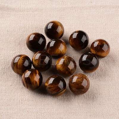 Natural Tiger Eye Round Ball Beads X-G-I170-16mm-14-1