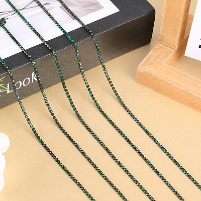 1 Roll Electrophoresis Iron Rhinestone Strass Chains CHC-GF0001-06E-1