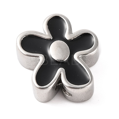 304 Stainless Steel Enamel Beads STAS-B070-07P-01-1