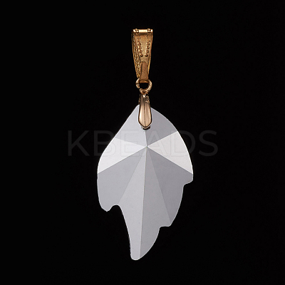 K9 Glass Rhinestone Pendants PALLOY-JF00446-04-1