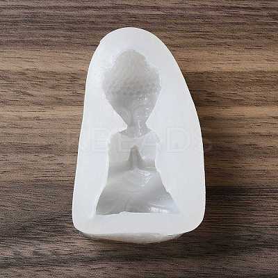 DIY Buddha Figurine Display Statue Silicone Molds DIY-F135-01-1