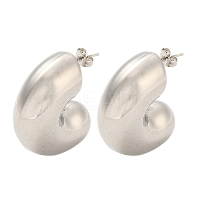 Non-Tarnish 304 Stainless Steel Stud Earrings LS-EJEW-G368-03P-1