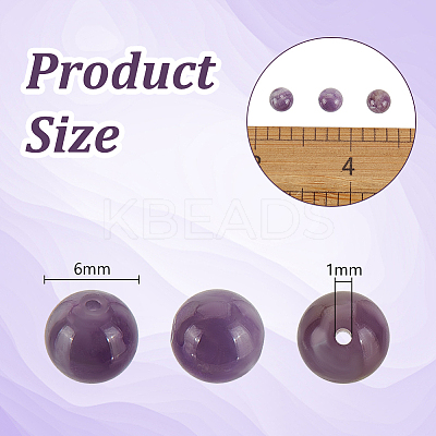 Natural Amethyst Beads Strands G-OC0001-63-6mm-1