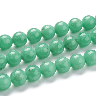 Natural Glass Beads Strands G-F688-01-8mm-1