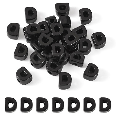 Acrylic European Beads OACR-TAC0013-14D-1