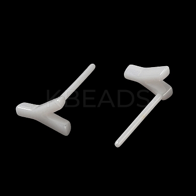 Hypoallergenic Bioceramics Zirconia Ceramic Stud Earrings EJEW-F340-04Y-1