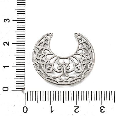 304 Stainless Steel Filigree Joiners STAS-Q362-03D-P-1