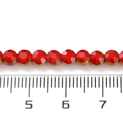 Electroplate Glass Beads Strands EGLA-A040-01A-1