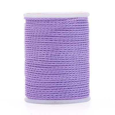 Round Waxed Polyester Cord X-YC-G006-01-1.0mm-11-1