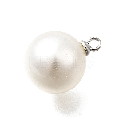 ABS Plastic Imitation Pearl Pendants FIND-H052-01G-01P-1