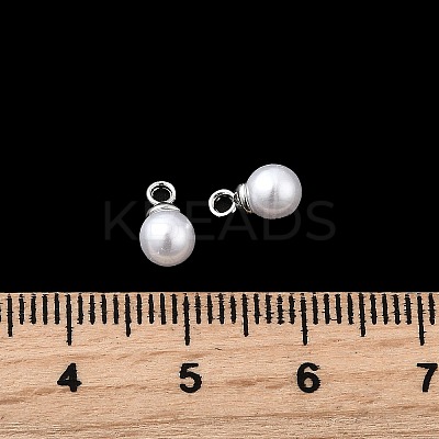 ABS Plastic Imitation Pearl Pendants FIND-H052-01B-04P-1