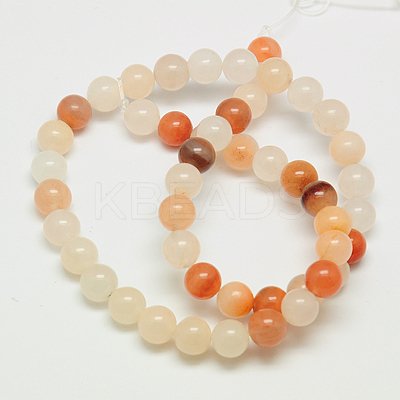 Natural Pink Aventurine Beads Strands G-G509-4mm-01-1