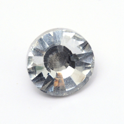 Glass Rhinestone Button BUTT-WH0015-21B-01-1