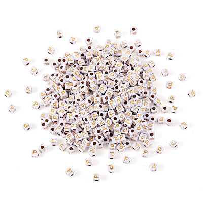 Opaque Acrylic Beads MACR-TAG0001-07P-1