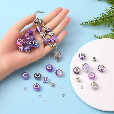 European Bracelets Necklaces Making Kits DIY-YW0004-91C-1