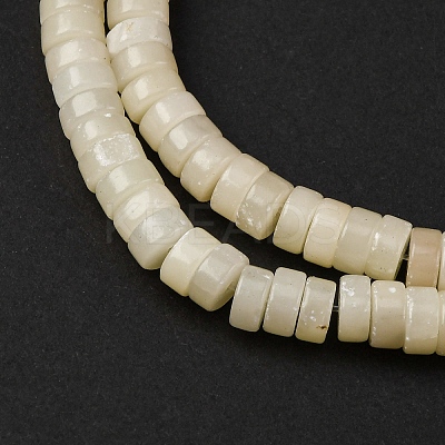 Natural White African Opal Beads Strands G-L624-I19-3x6mm-1