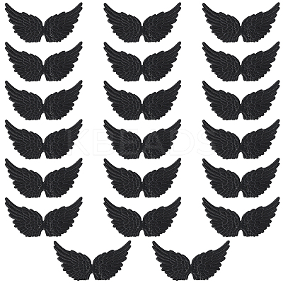 20Pcs Cloth Angel Wings AJEW-GF0012-62C-1