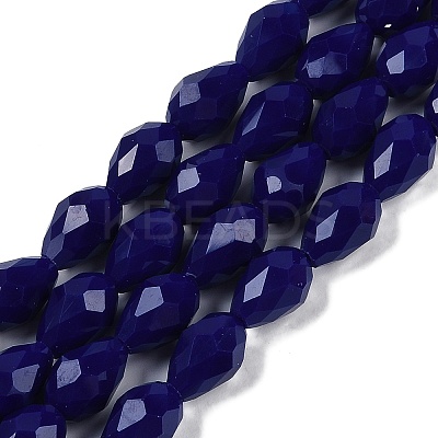 Opaque Solid Color Beads Strands EGLA-N013-P4mm-D03-1