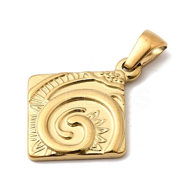 304 Stainless Steel Pendants STAS-B094-22G-1