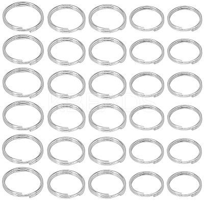 600Pcs 3 Styles 304 Stainless Steel Split Rings STAS-SP0001-64-1