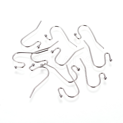 Tarnish Resistant 316 Surgical Stainless Steel Earring Hooks X-STAS-F216-02P-1