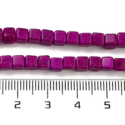 Synthetic Turquoise Beads Strands TURQ-G108-4x4mm-02-1