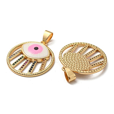 Real 18K Gold Plated Brass Pendants KK-L209-010G-03-1