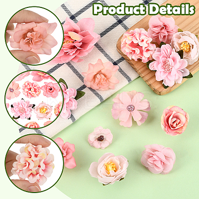 3 Bags 3 Styles Cloth Flower DIY-SP0005-72A-1