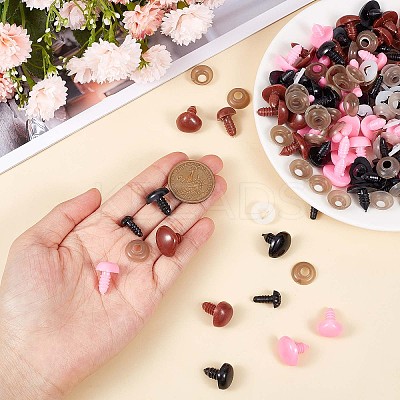 12 Styles Plastic Dog Safety Craft Noses FIND-GF0004-64-1