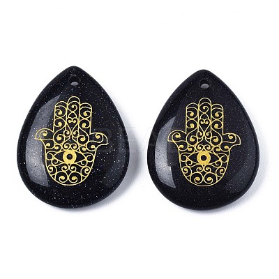 Natural & Synthetic Gemstone Pendants G-T122-73-1