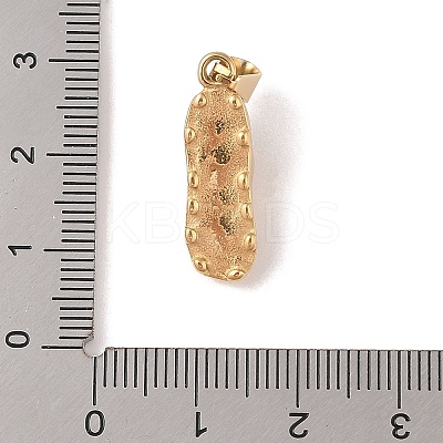 PVD Vacuum Plating 304 Stainless Steel Pendants STAS-M068-07G-1