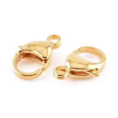 304 Stainless Steel Lobster Claw Clasps Hand Polished STAS-AB16-G-1