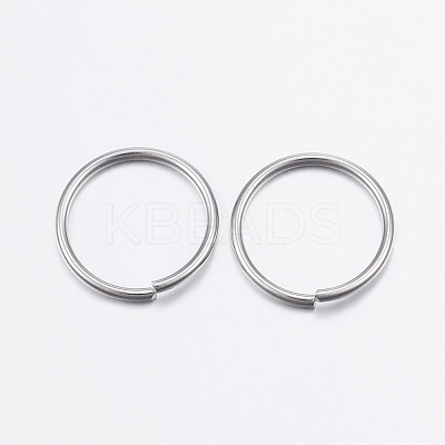 Tarnish Resistant 304 Stainless Steel Open Jump Rings A-STAS-P151-05-1