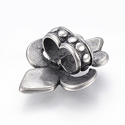 304 Stainless Steel Slide Charms/Slider Beads LS-STAS-I091-28AS-1