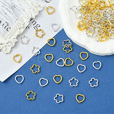 50Pcs Tibetan Style Alloy Bead Frame TIBEB-FS0001-11AG-1