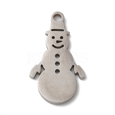 Non-Tarnish Christmas 201 Stainless Steel Pendants STAS-D053-01P-1