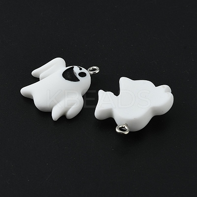Halloween Themed Opaque Resin Pendants LS-X-RESI-CJC0006-028C-1