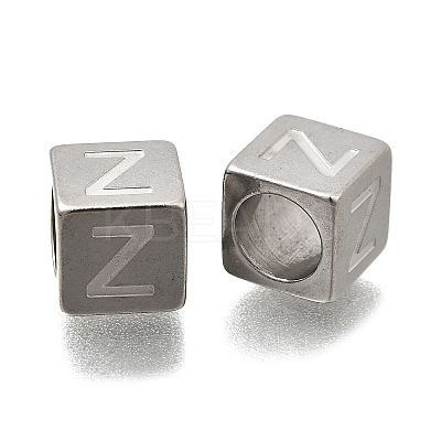 304 Stainless Steel European Beads STAS-D382-02Z-P-1