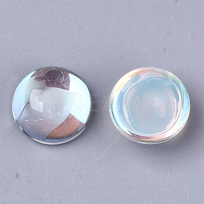 Transparent Glass Cabochons EGLA-N004-03A-01-1