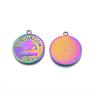 Rainbow Color Alloy Pendants PALLOY-N156-204-1