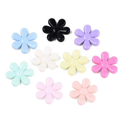 Opaque Acrylic Beads OACR-Q203-05-1