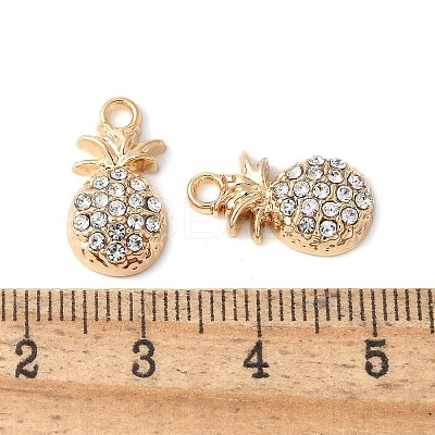 Alloy Crystal Rhinestone Pendants PALLOY-E775-21G-1