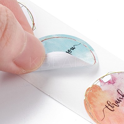 Paper Thank You Gift Sticker Rolls STIC-E001-05-1
