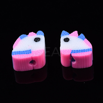 Handmade Polymer Clay Beads CLAY-N008-021C-1