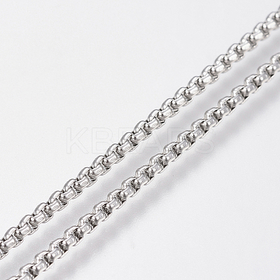 Tarnish Resistant Adjustable 304 Stainless Steel Lariat Necklaces LS-NJEW-H484-01P-1