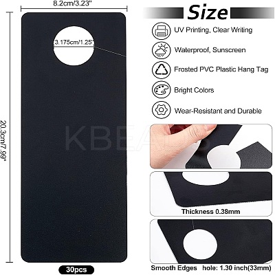 30Pcs PVC Doorplates AJEW-GL0001-21-1