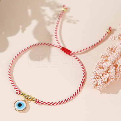 Bohemian Style Adjustable  Nylon Cord Braided Bracelets for Women Men LS-PY6611-1