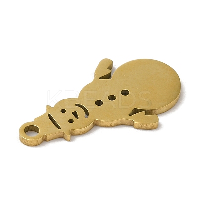 Christmas 201 Stainless Steel Pendants LS-STAS-D053-01G-1