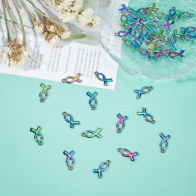 40Pcs Alloy Pendants Enamel Settings FIND-PH0001-66-1